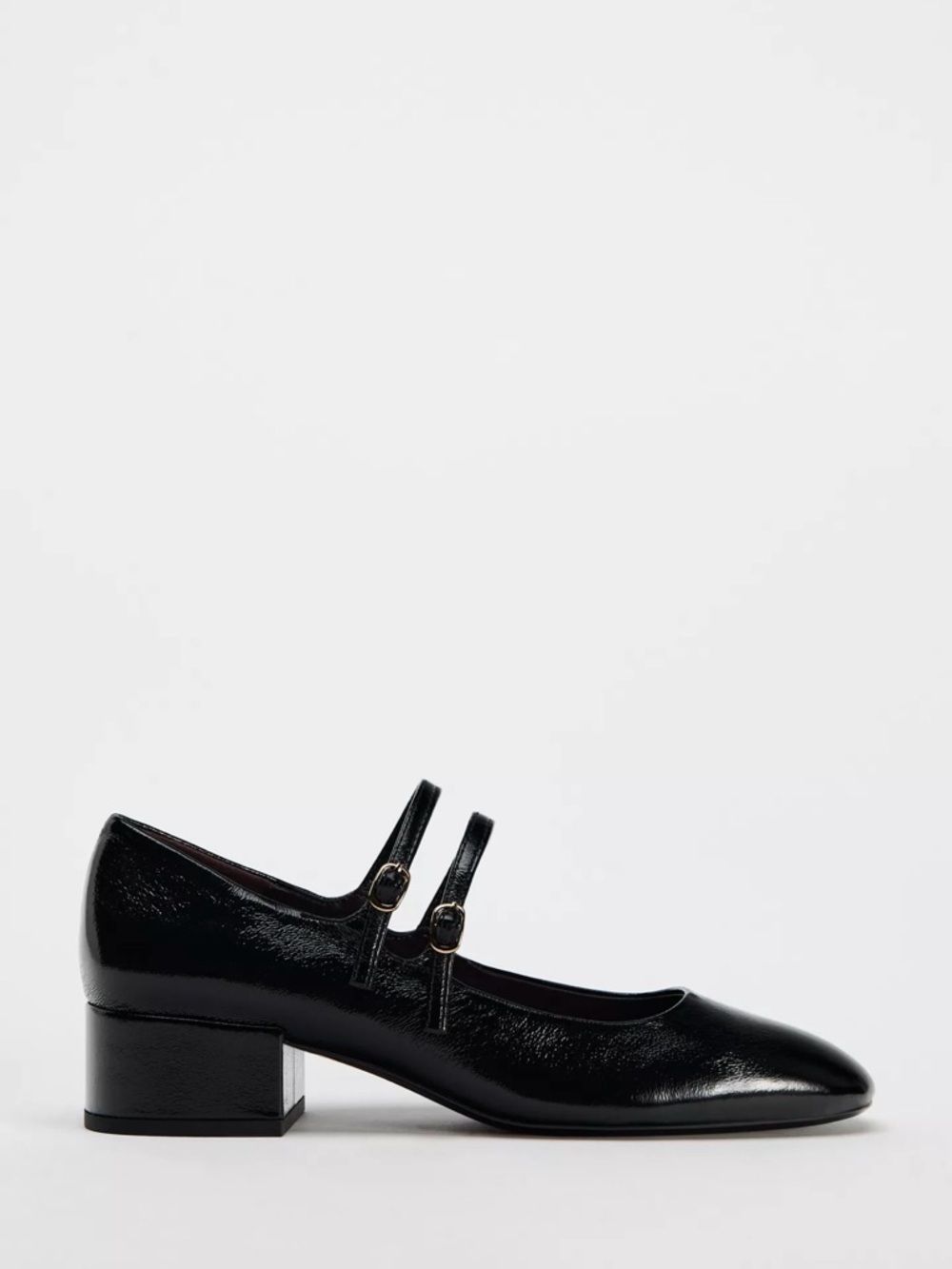 Zara DOUBLE STRAP HEELED SHOES
